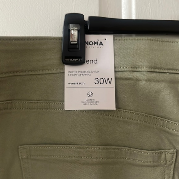 *FINAL* SONOMA GIRLFRIEND ANKLE JEANS: GREEN: NEW WITH TAGS: SIZE 30W - Picture 4 of 4